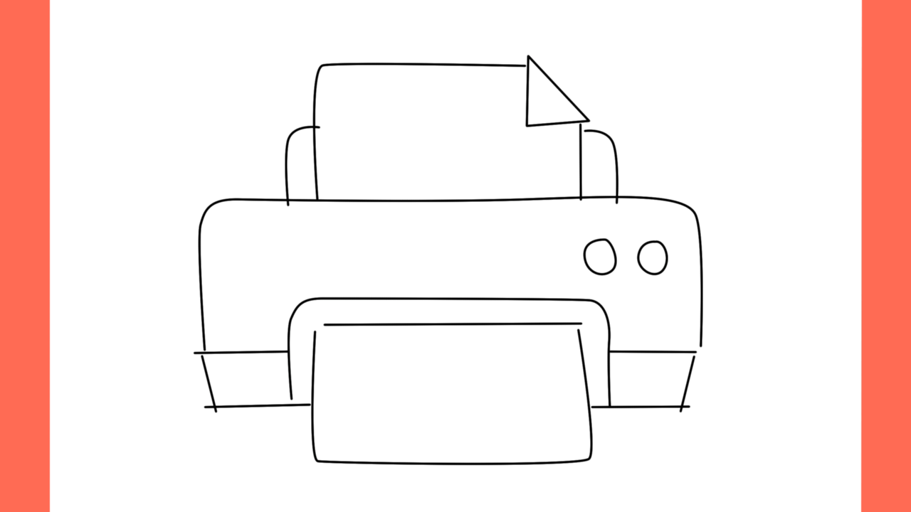 Tutoriel de dessin 152 Comment dessiner une imprimante (7)
