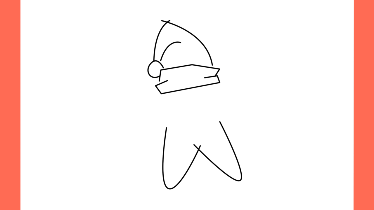 Tutoriel de dessin 153 Comment dessiner une étoile de Noël (4)