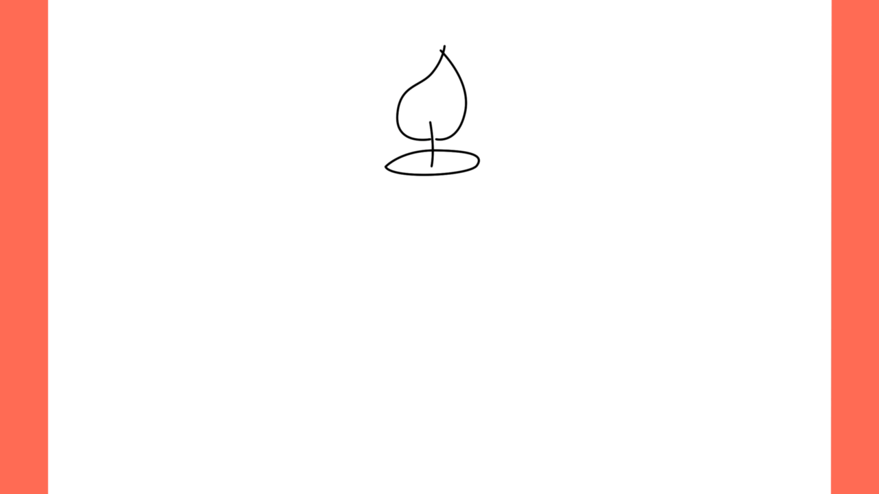 Tutoriel de dessin 156 Comment dessiner une bougie (2)