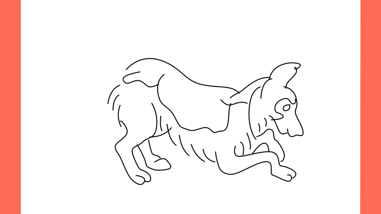 Tutoriel de dessin 158 Comment dessiner un shepherd dog (10)