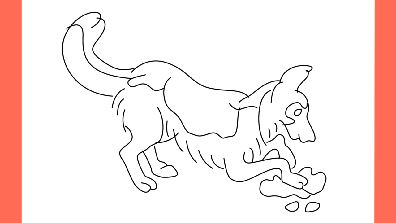 Tutoriel de dessin 158 Comment dessiner un shepherd dog (12)