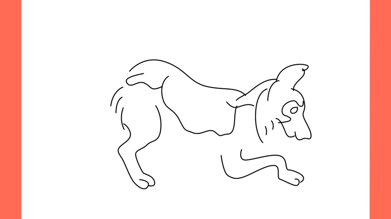 Tutoriel de dessin 158 Comment dessiner un shepherd dog (7)