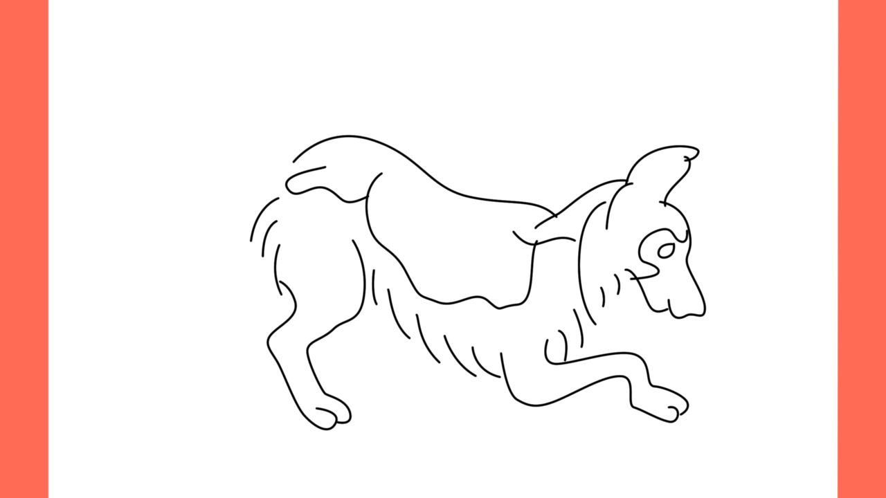Tutoriel de dessin 158 Comment dessiner un shepherd dog (8)
