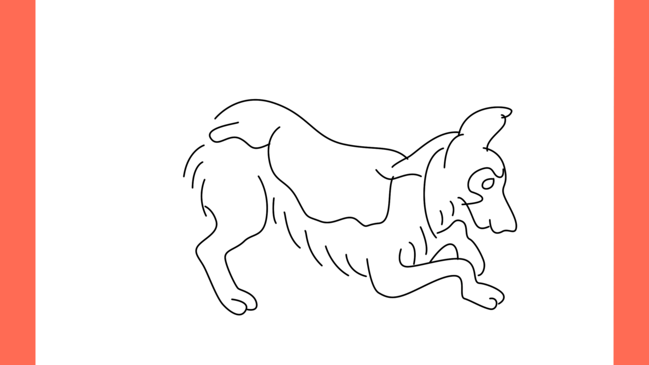 Tutoriel de dessin 158 Comment dessiner un shepherd dog (9)