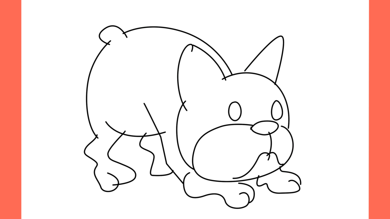 Tutoriel de dessin 162 Comment dessiner un french bulldog (11)