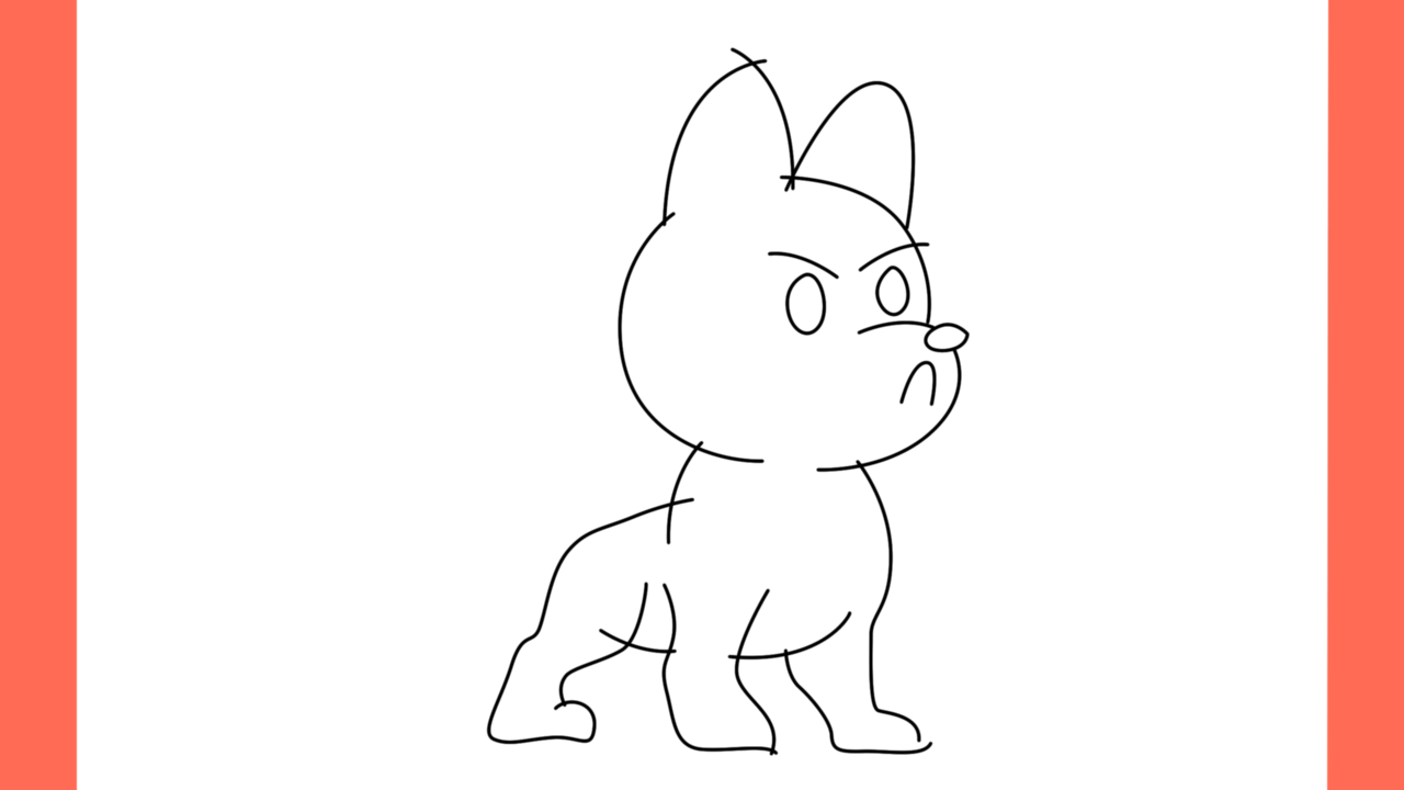 Tutoriel de dessin 163 Comment dessiner un chien en colère (10)