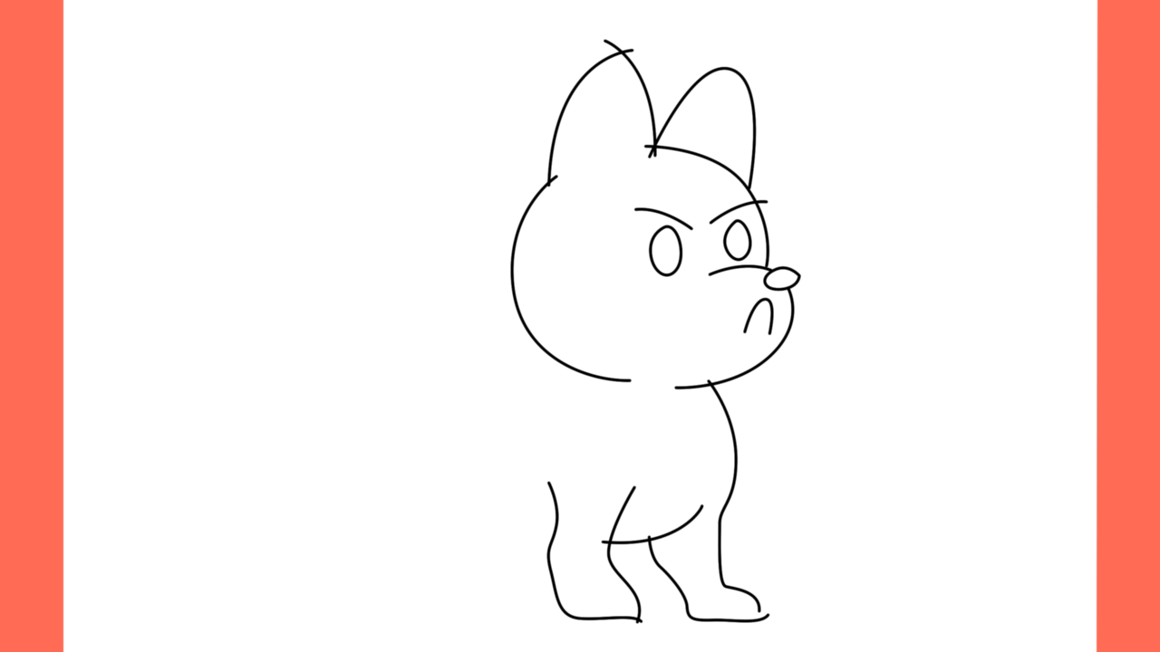Tutoriel de dessin 163 Comment dessiner un chien en colère (8)
