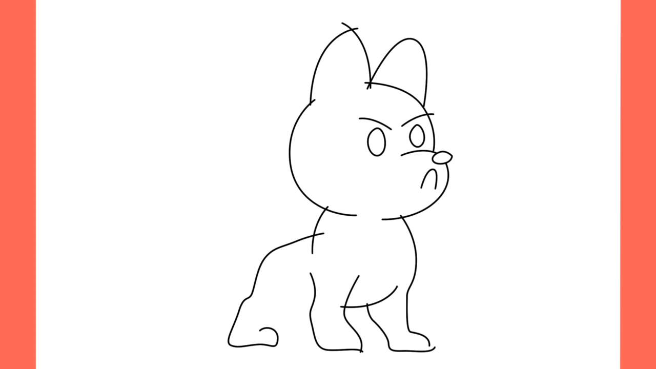Tutoriel de dessin 163 Comment dessiner un chien en colère (9)
