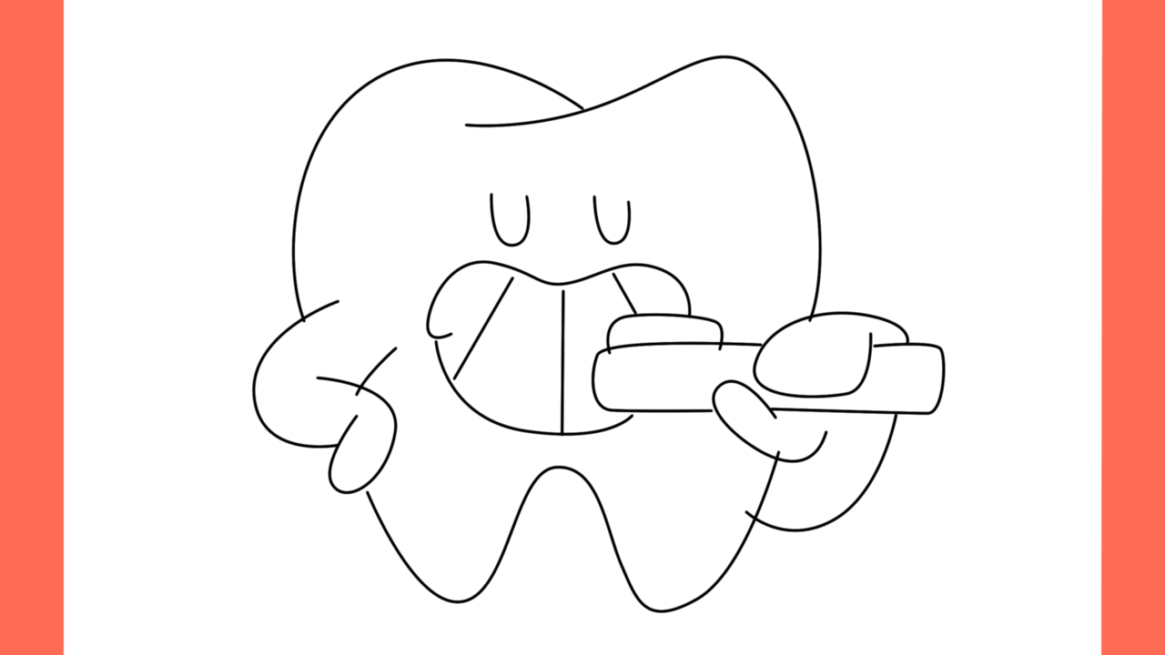 Tutoriel de dessin 165 Dessin d'affiche Brossez vous les dents tous les jours (7)