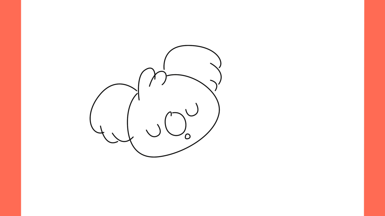 Comment dessiner un koala endormi sur une branche (5)