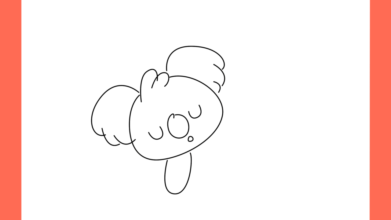 Comment dessiner un koala endormi sur une branche (6)