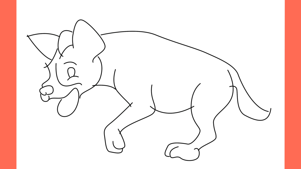 Tutoriel de dessin 166 Comment dessiner une hyène (10)