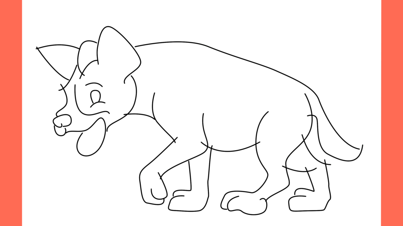 Tutoriel de dessin 166 Comment dessiner une hyène (12)