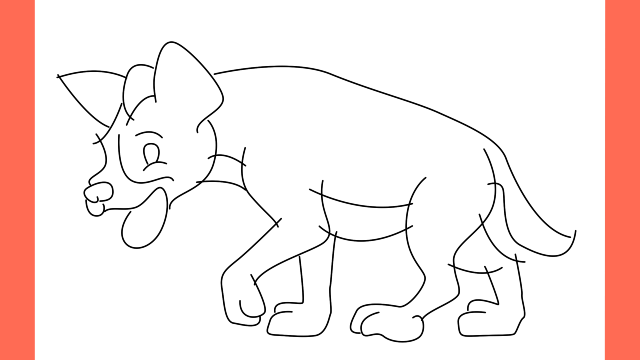 Tutoriel de dessin 166 Comment dessiner une hyène (13)
