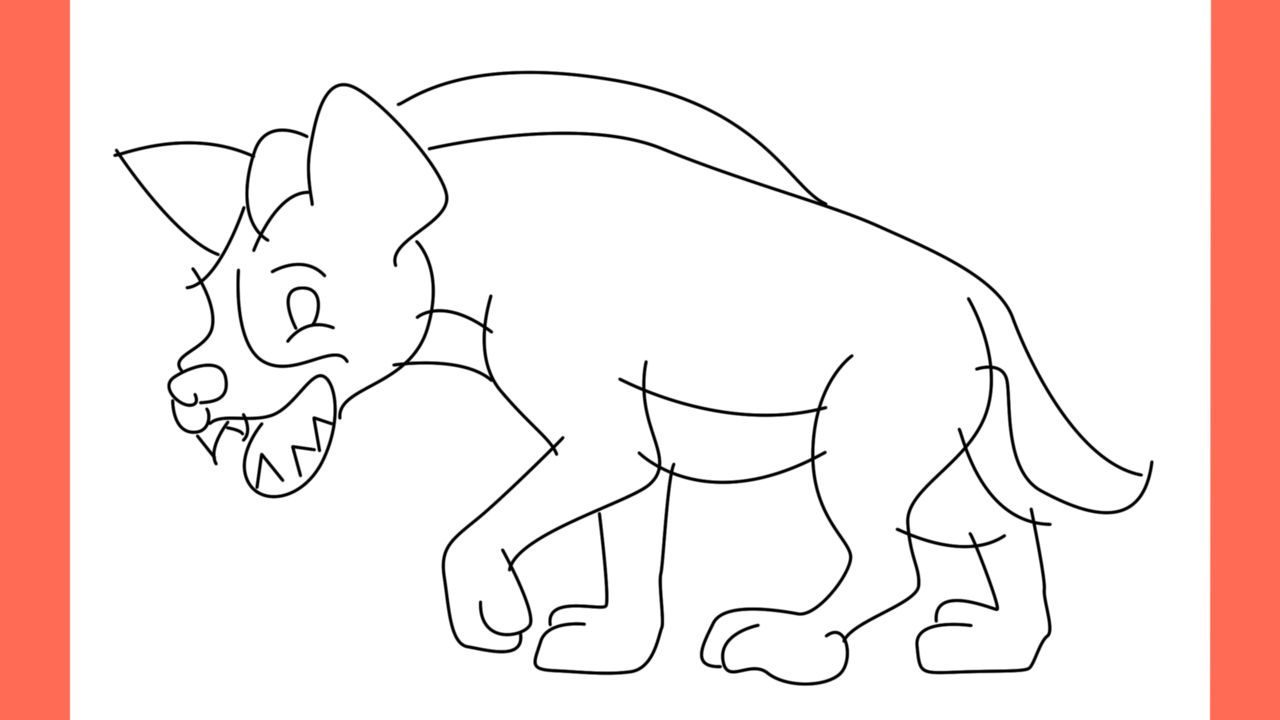 Tutoriel de dessin 166 Comment dessiner une hyène (15)