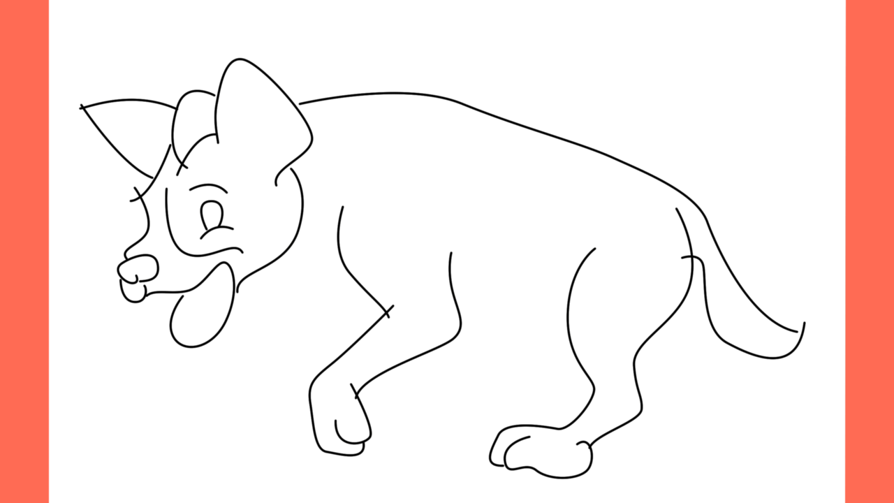 Tutoriel de dessin 166 Comment dessiner une hyène (9)