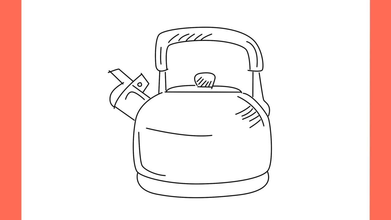 Tutoriel de dessin 167 Comment dessiner une bouilloire (11)