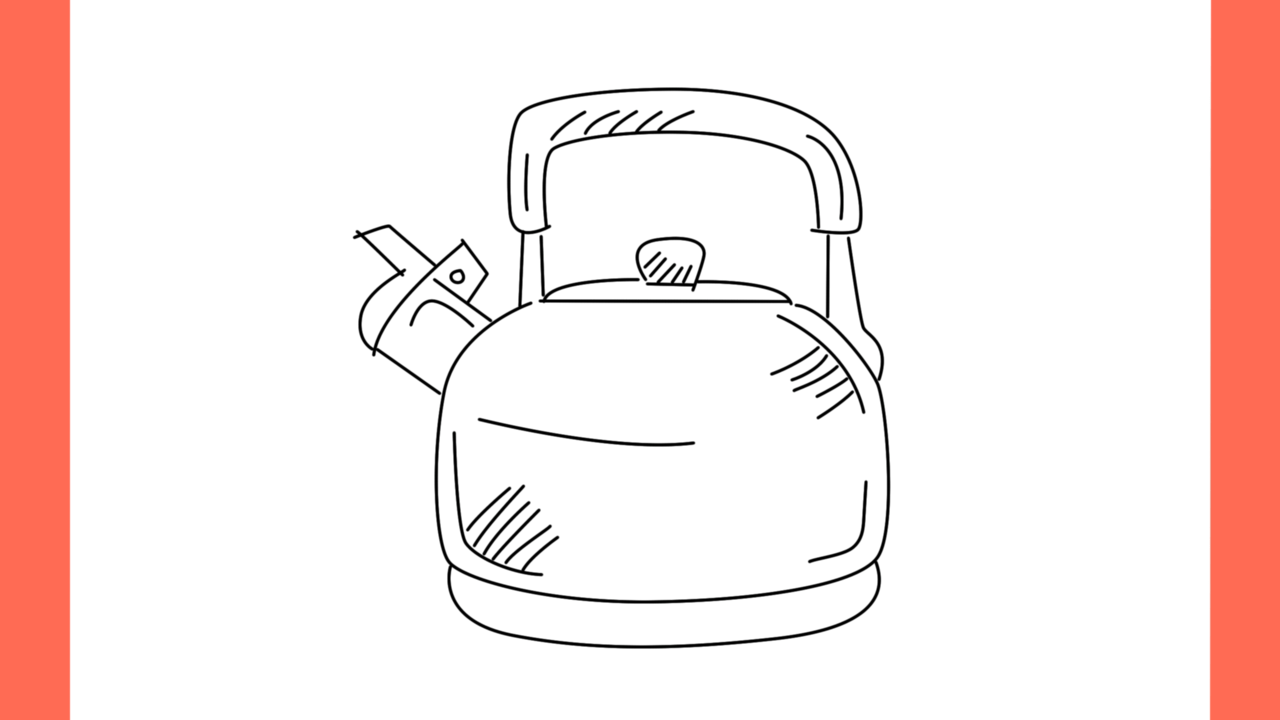 Tutoriel de dessin 167 Comment dessiner une bouilloire (12)