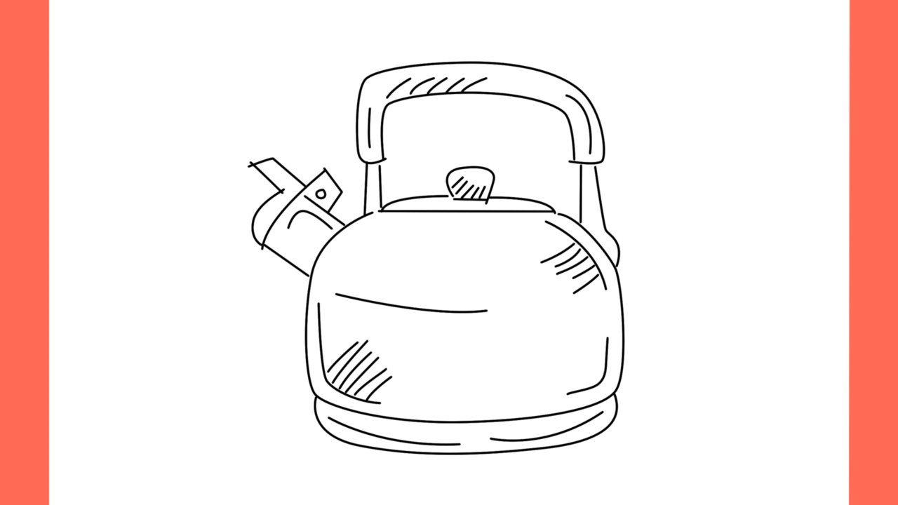 Tutoriel de dessin 167 Comment dessiner une bouilloire (13)