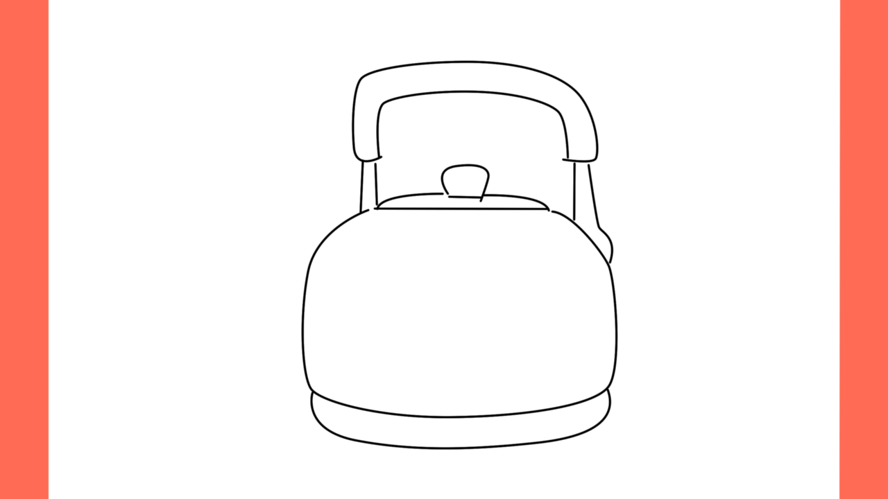 Tutoriel de dessin 167 Comment dessiner une bouilloire (6)