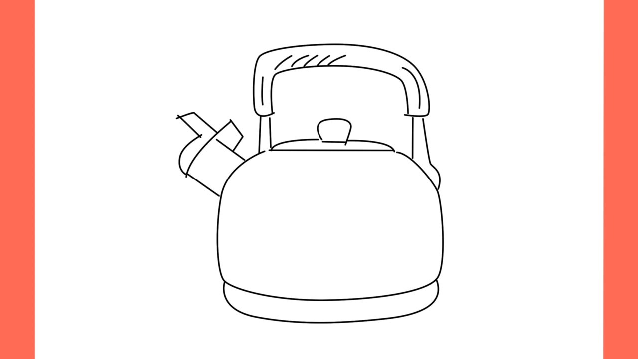 Tutoriel de dessin 167 Comment dessiner une bouilloire (8)