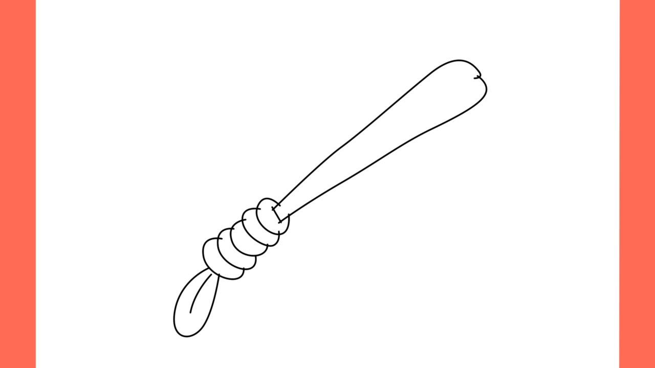 Tutoriel de dessin 168 Comment dessiner une baton de police (5)