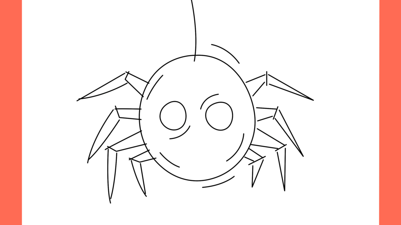 Tutoriel de dessin 169 Comment dessiner une araignée (8)