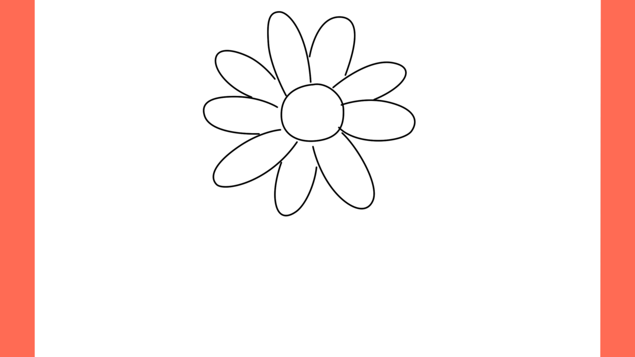 Tutoriel de dessin 171 Comment dessiner un tournesol (3)