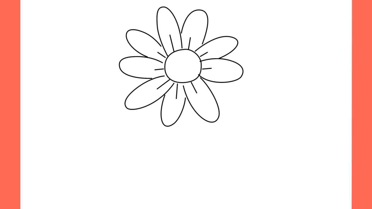 Tutoriel de dessin 171 Comment dessiner un tournesol (4)