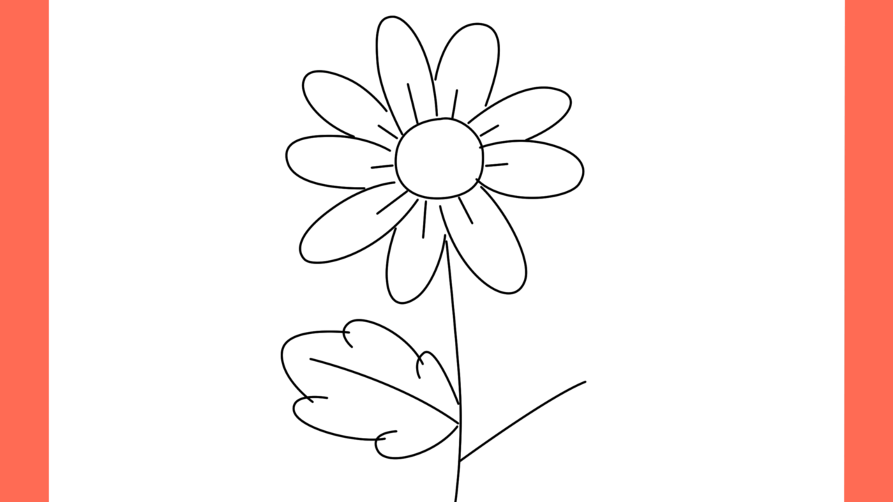 Tutoriel de dessin 171 Comment dessiner un tournesol (8)