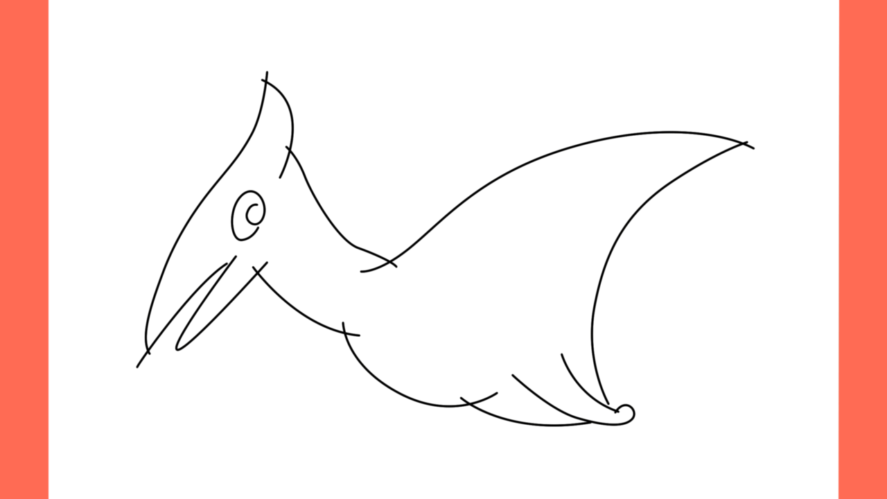 Tutoriel de dessin 174 Comment dessiner un Rhamphorhynchus (7)