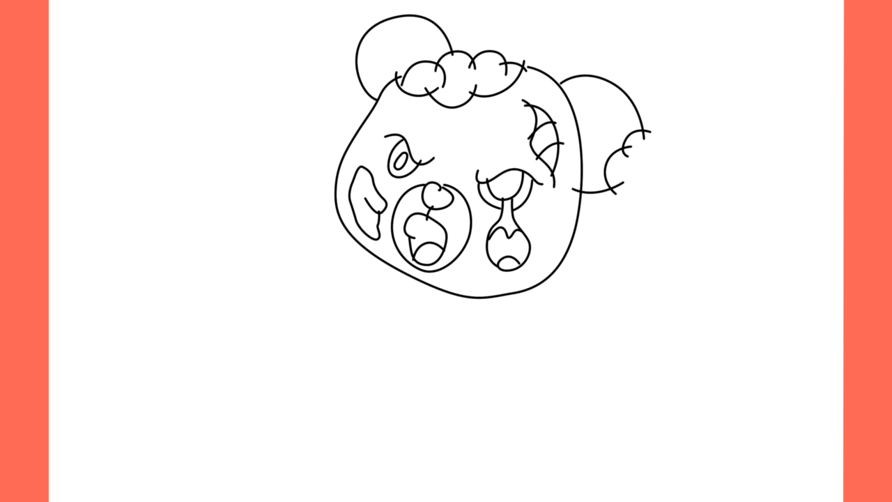 Tutoriel de dessin 176 Comment dessiner un ours en peluche zombie (10)