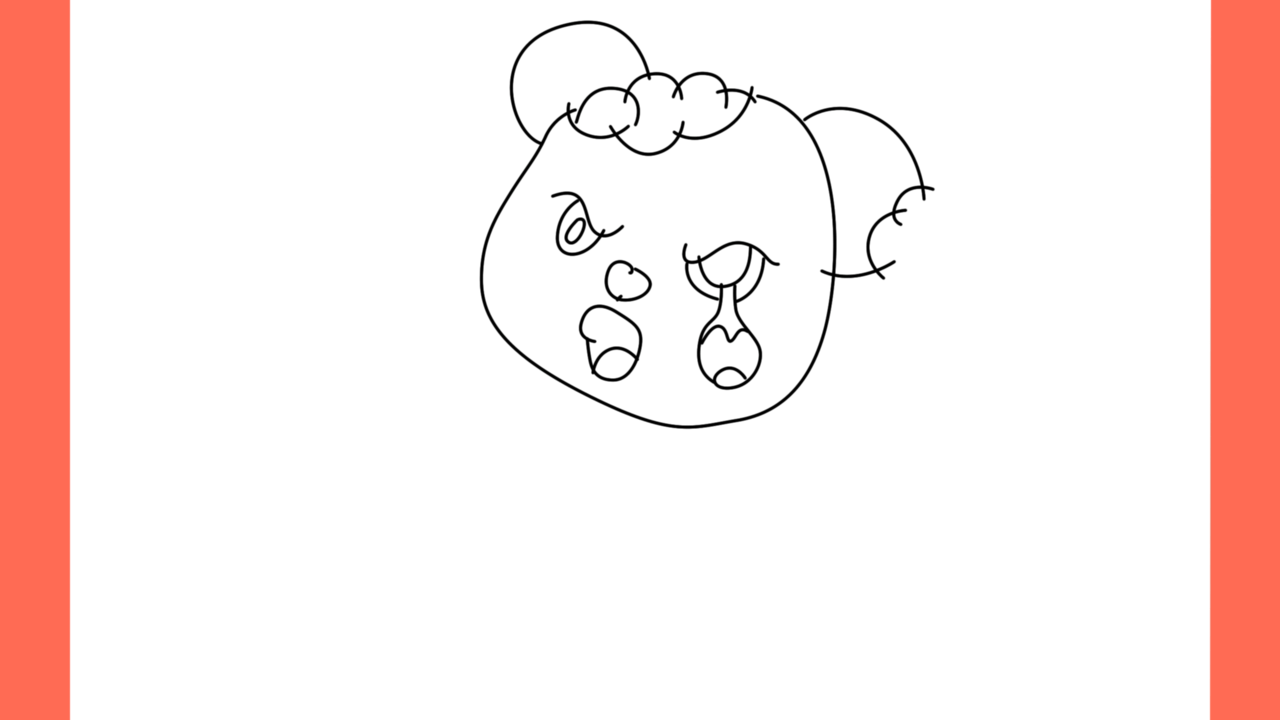 Tutoriel de dessin 176 Comment dessiner un ours en peluche zombie (8)