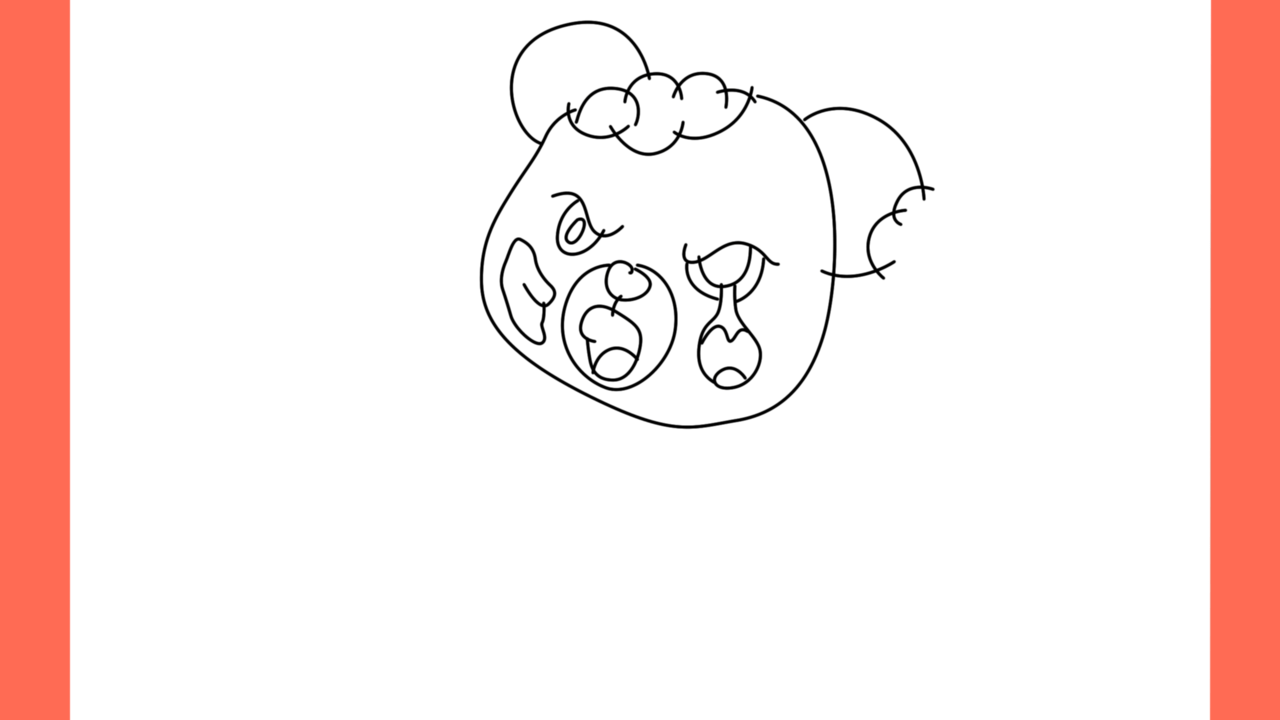 Tutoriel de dessin 176 Comment dessiner un ours en peluche zombie (9)
