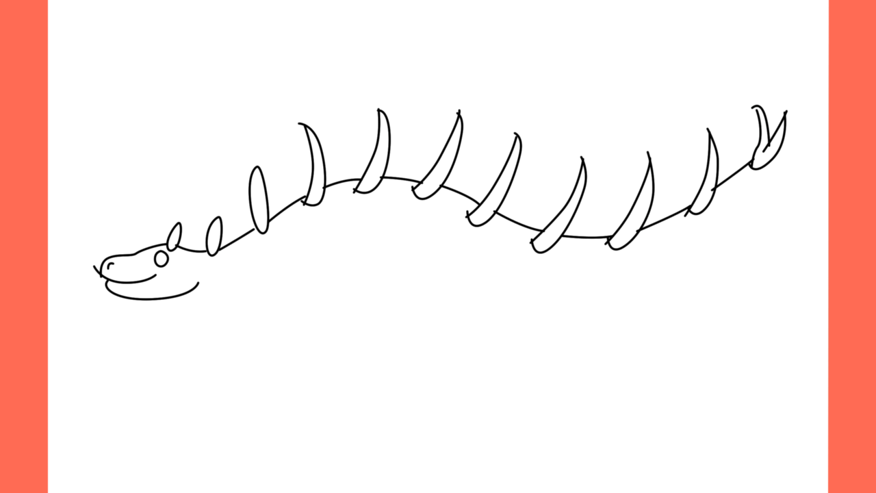 Tutoriel de dessin 179 Comment dessiner un Kentrosaurus (6)