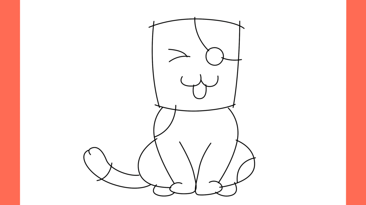 Tutoriel de dessin 182 Comment dessiner un chien à tête de guimauve (10)