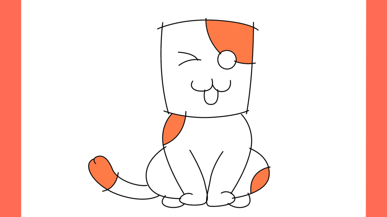 Tutoriel de dessin 182 Comment dessiner un chien à tête de guimauve (11)