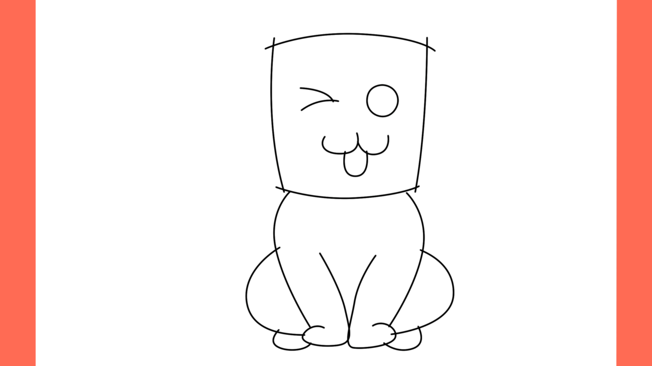 Tutoriel de dessin 182 Comment dessiner un chien à tête de guimauve (8)