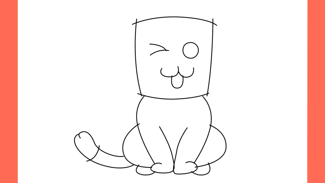 Tutoriel de dessin 182 Comment dessiner un chien à tête de guimauve (9)