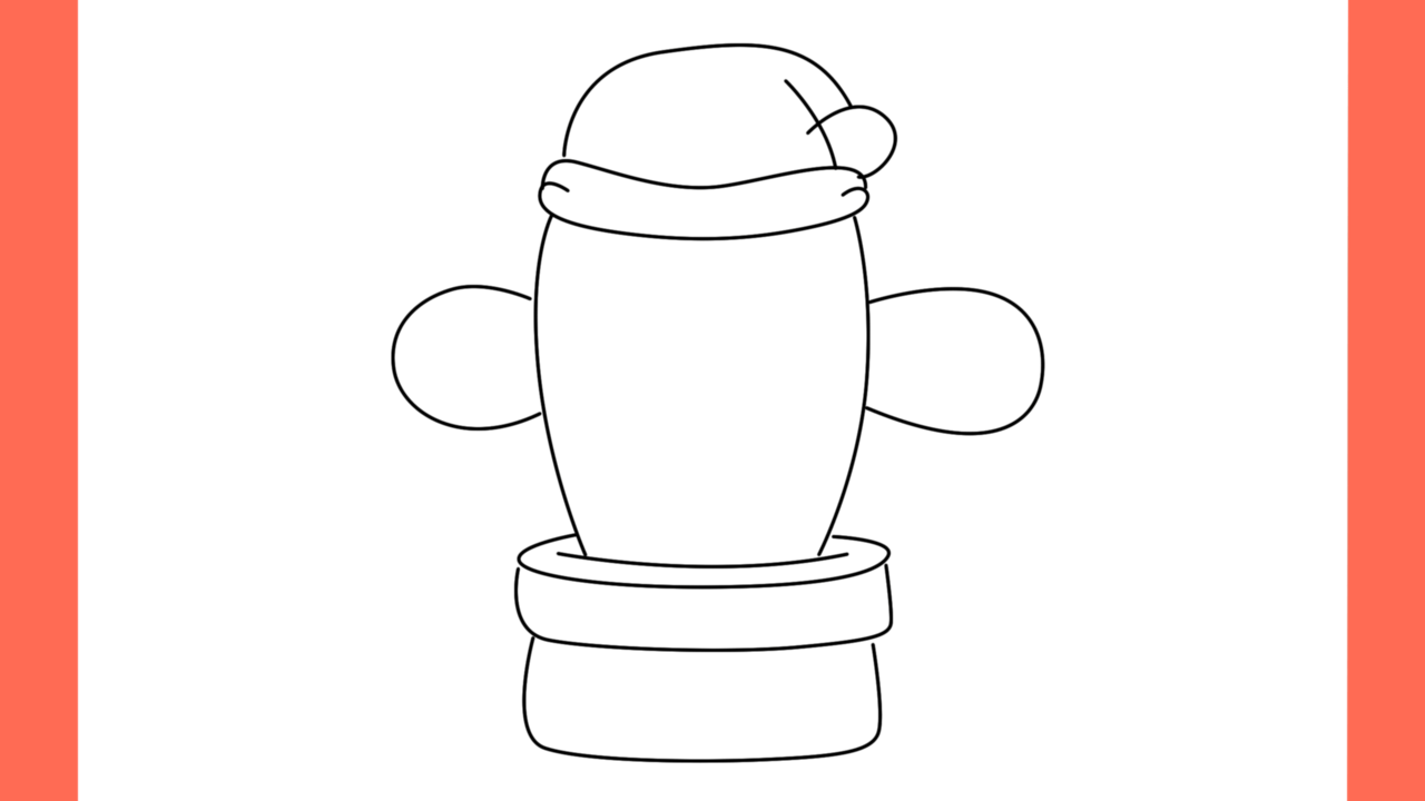 Tutoriel de dessin 183 Comment dessiner un cactus mignon (5)