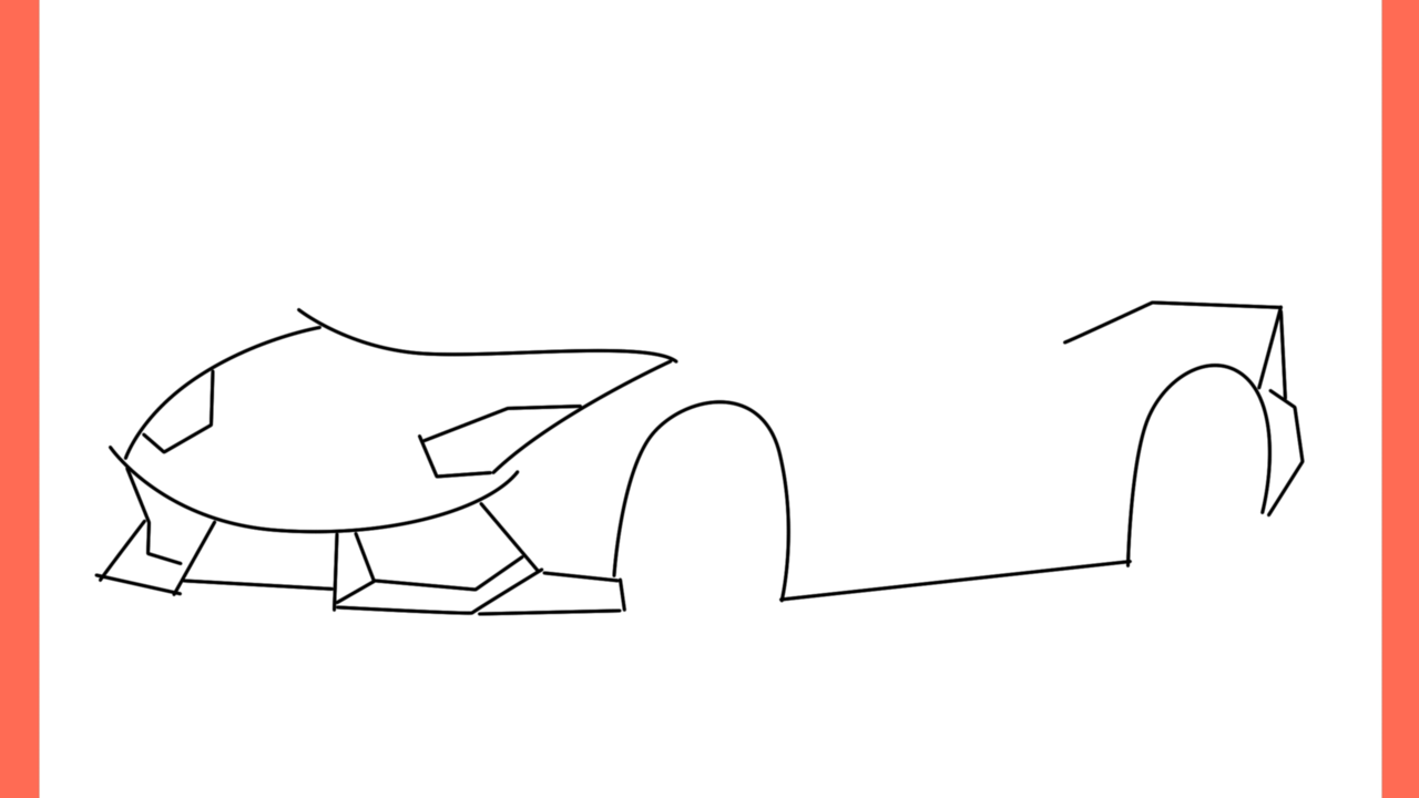 Tutoriel de dessin 186 Comment dessiner une voiture Lamborghini (7)