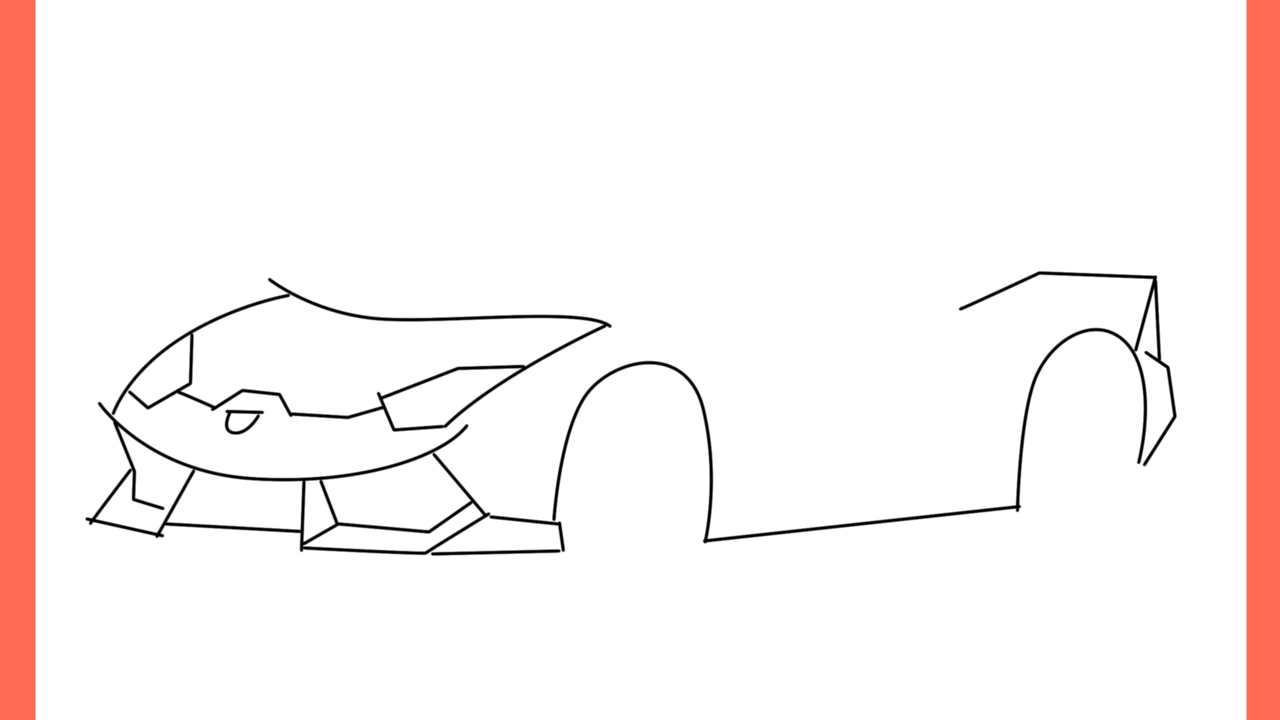 Tutoriel de dessin 186 Comment dessiner une voiture Lamborghini (8)
