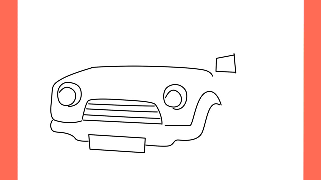 Tutoriel de dessin 188 Comment dessiner une voiture mini cooper (7)