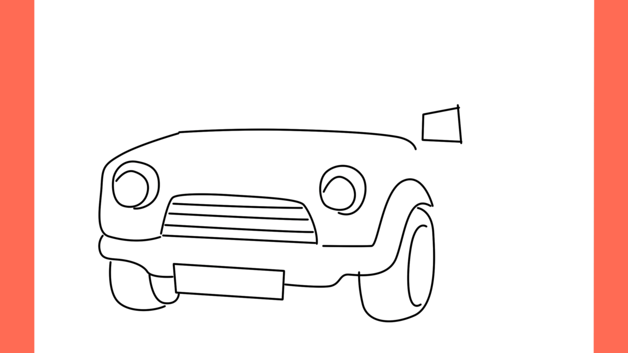 Tutoriel de dessin 188 Comment dessiner une voiture mini cooper (8)