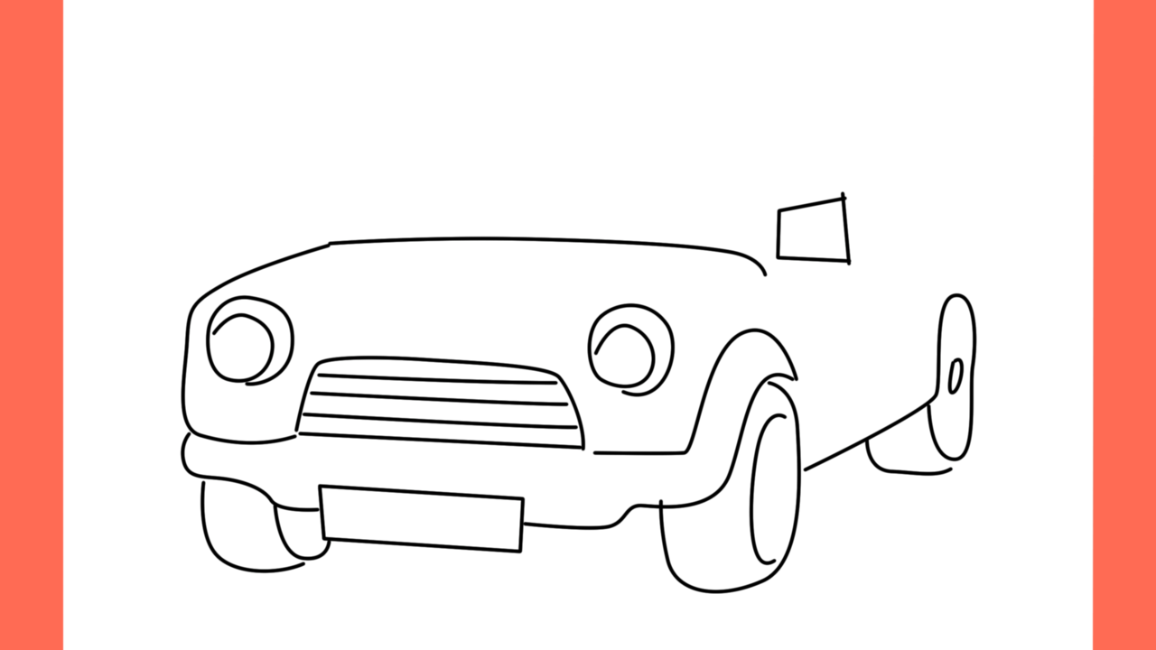 Tutoriel de dessin 188 Comment dessiner une voiture mini cooper (9)