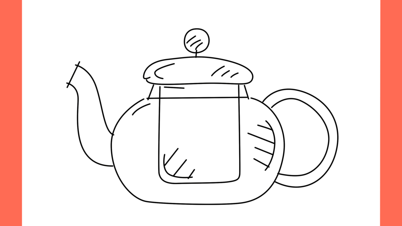 Tutoriel de dessin 189 Comment dessiner une théière Dessin de théière (10)