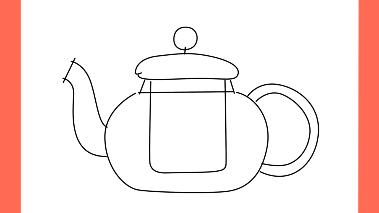Tutoriel de dessin 189 Comment dessiner une théière Dessin de théière (7)