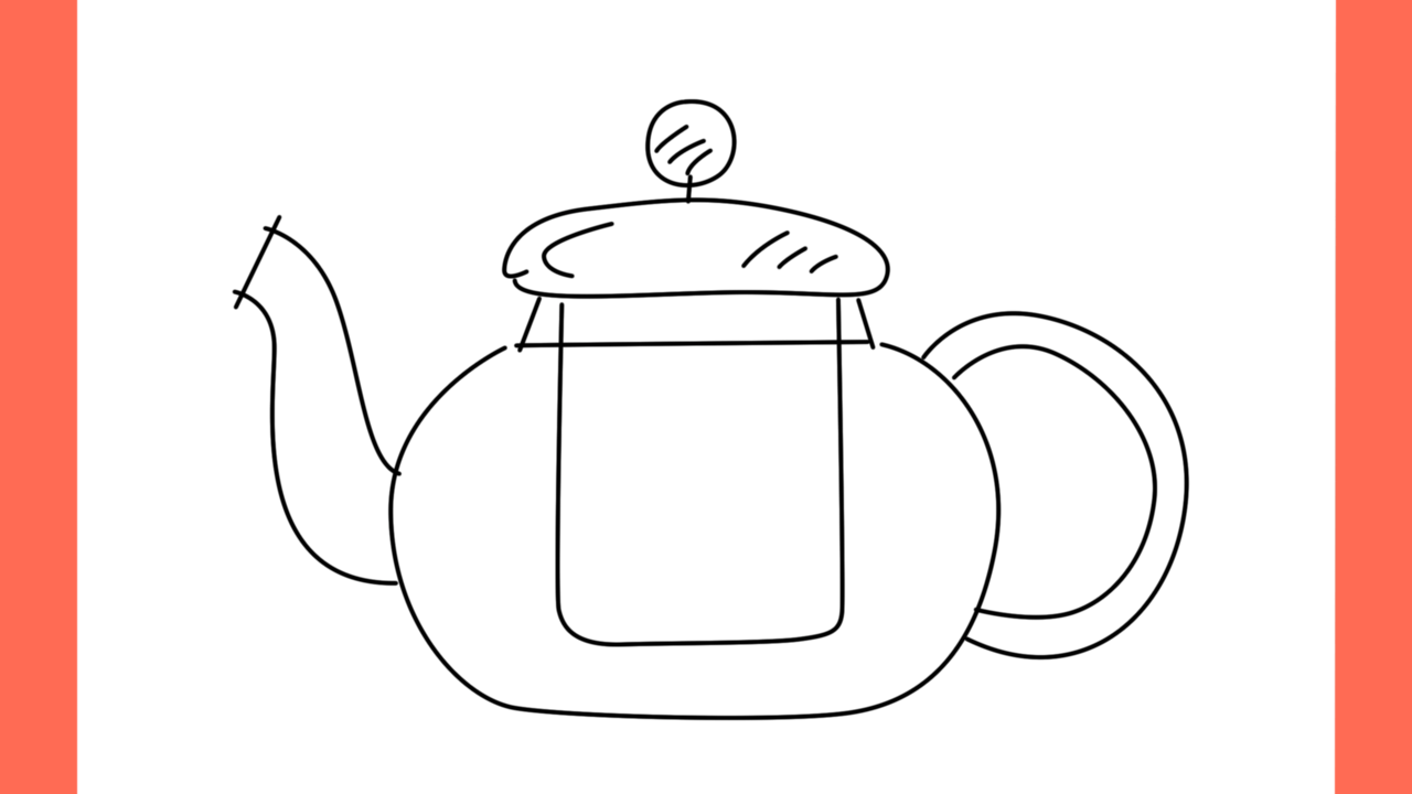 Tutoriel de dessin 189 Comment dessiner une théière Dessin de théière (8)
