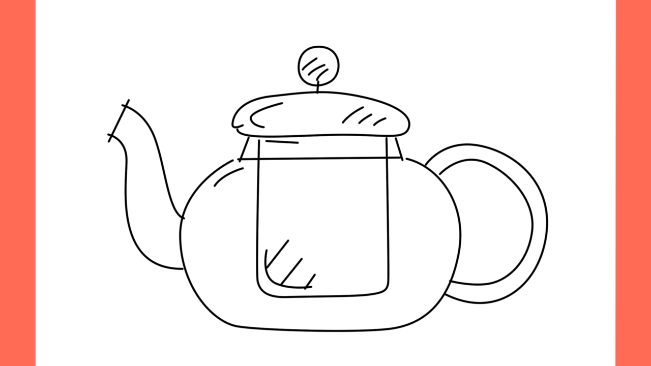 Tutoriel de dessin 189 Comment dessiner une théière Dessin de théière (9)