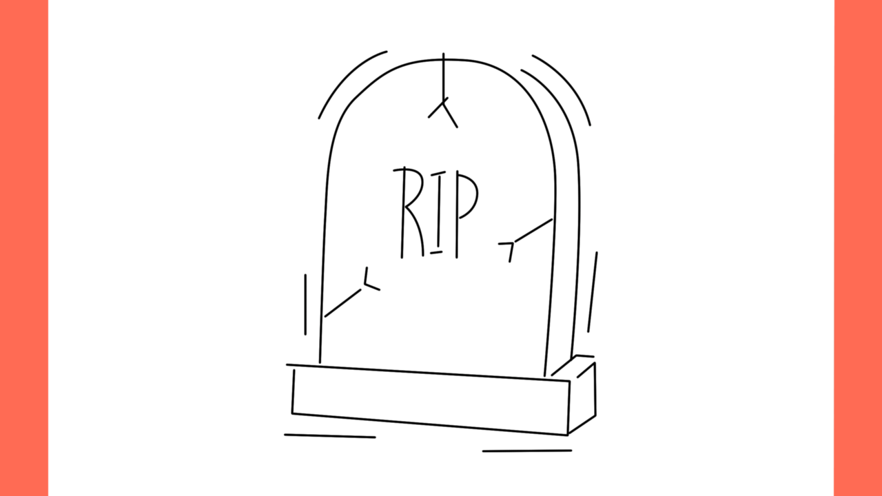 Tutoriel de dessin 193 Comment dessiner une pierre tombale effrayante pour Halloween (8)